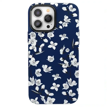 Floral Forest | Navy Cherry Blossom Floral Case