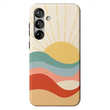 Here Comes the Sun | Colorblock Sunset Samsung Case