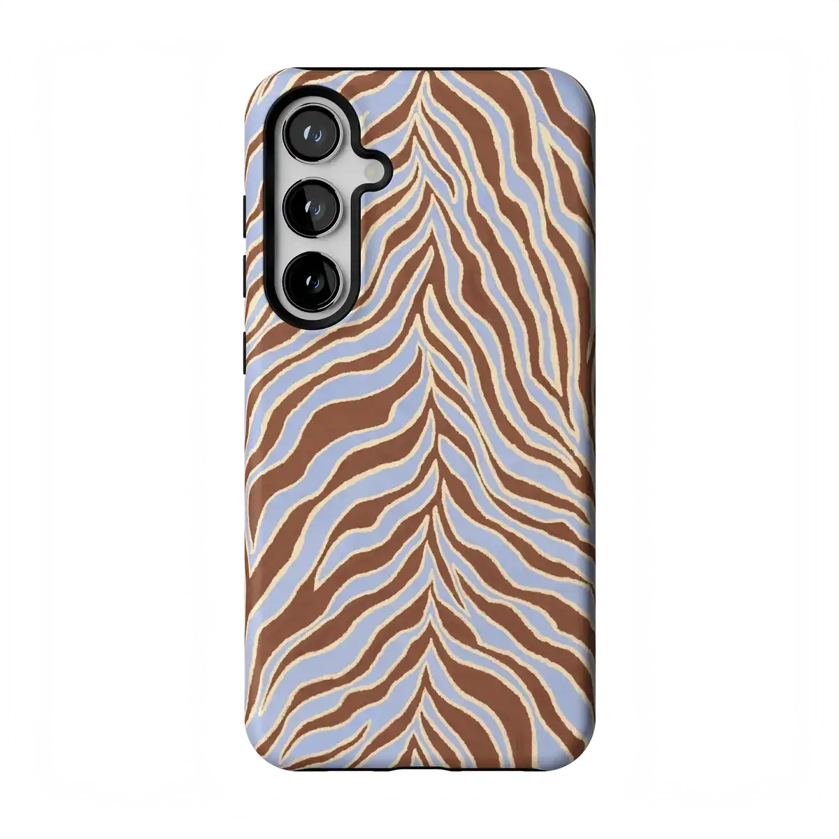 Untamed | Brown & Blue Zebra Case