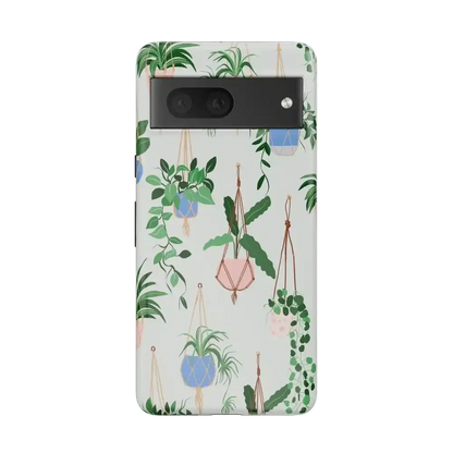 Hanging Around | Potted Plants Floral Google Pixel Case