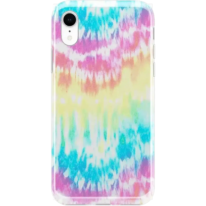 Wild & Free | Classic Rainbow Tie Dye iPhone Case