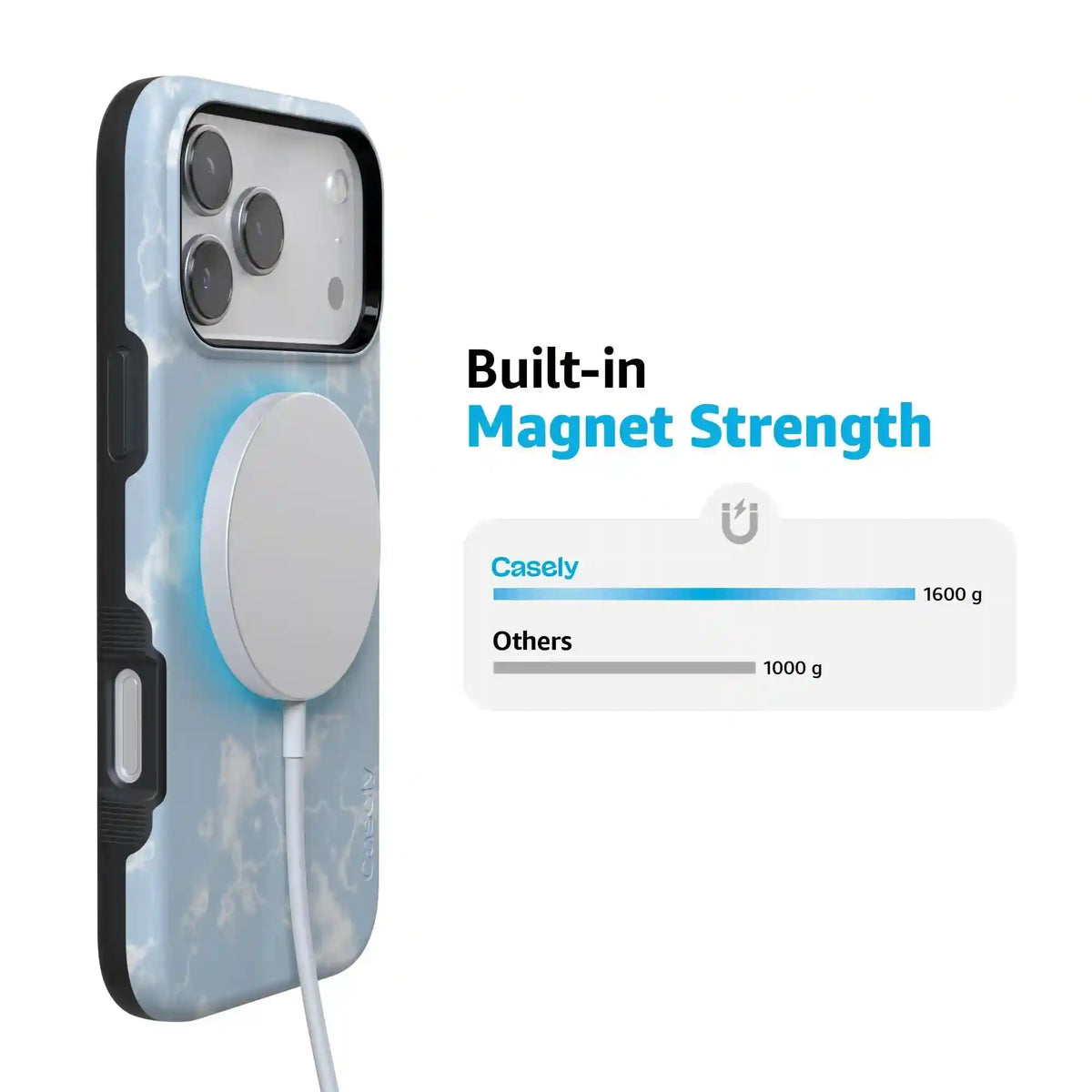 Light Blue Skies | Marble Clouds Case