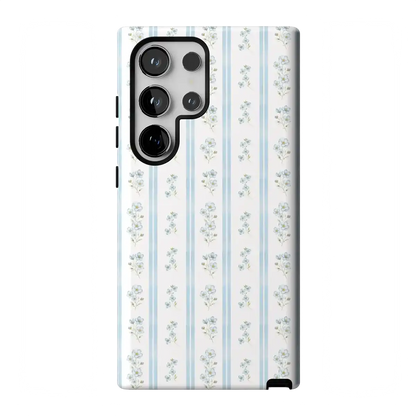 Cottage Stripe | Blue Floral Case