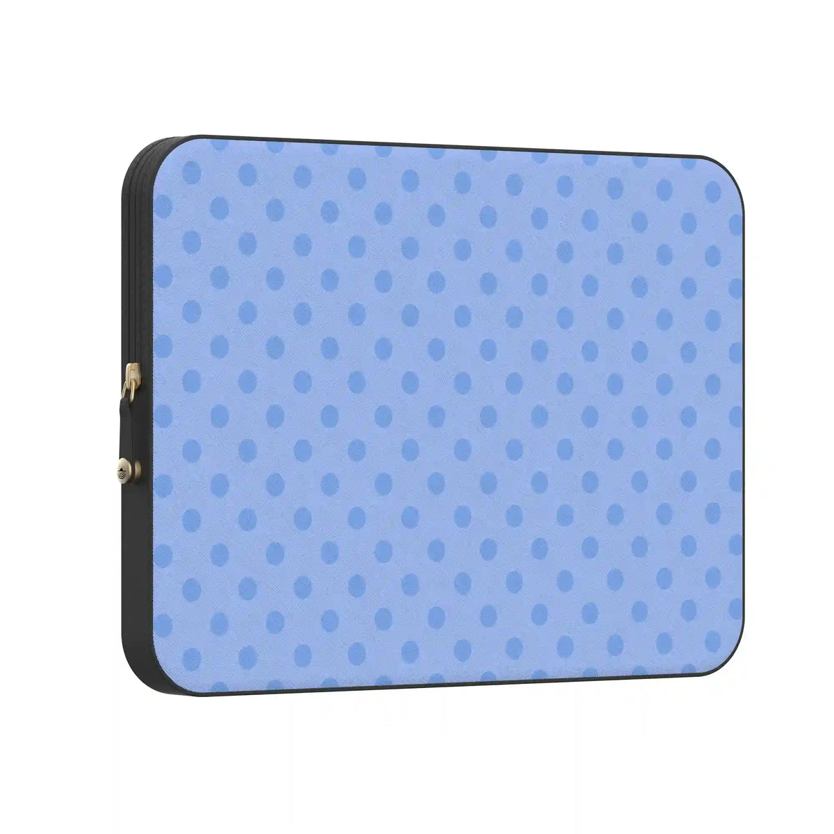 Spotted in SoHo | Periwinkle Polka Dot Laptop Case