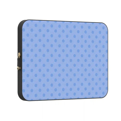 Spotted in SoHo | Periwinkle Polka Dot Laptop Case