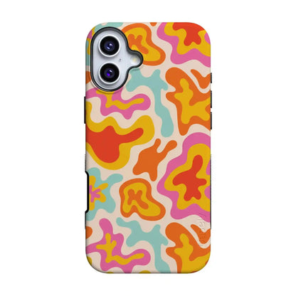 Tropical Color Splash | Abstract Retro Case