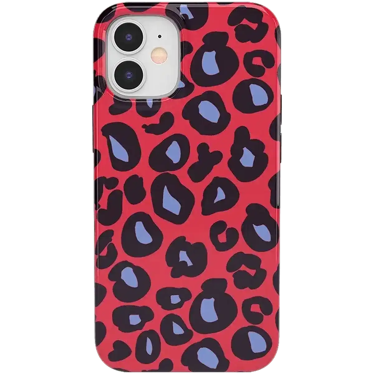 Into the Wild | Red & Blue Leopard Print Case