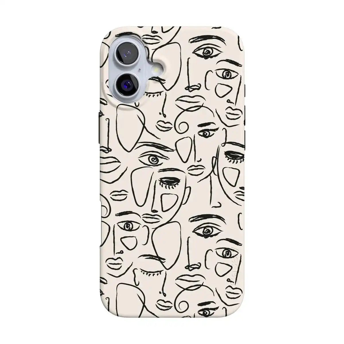 We're All Human | Minimal Face Art Case