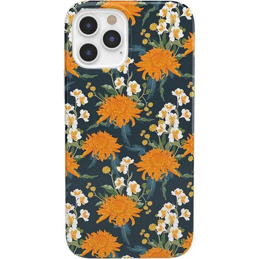 Off Tropic Floral | Exotic Orange Flower Case
