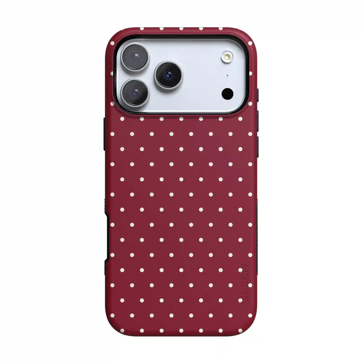 On the Dot | Maroon Polka Dot Case