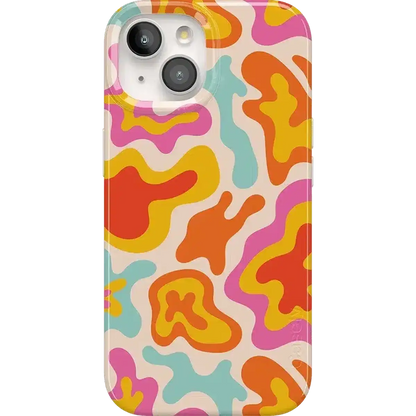 Tropical Color Splash | Abstract Retro Case