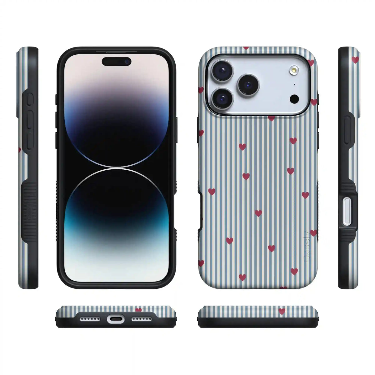Love Lines | Blue Stripes Case