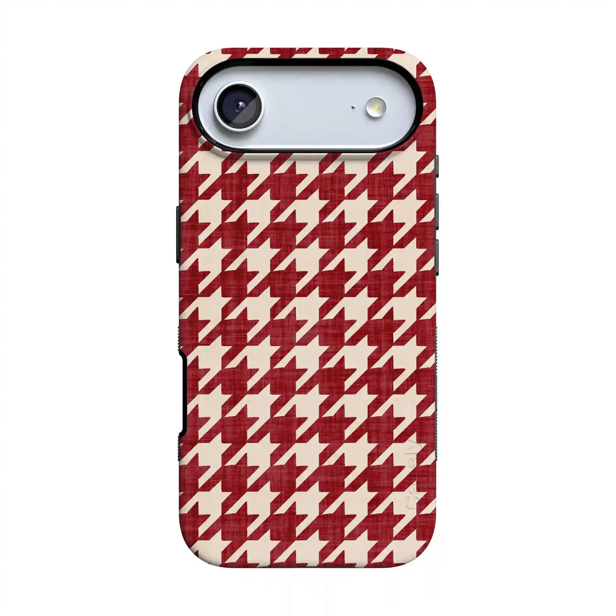 Scarlet Stitch | Red Houndstooth Case
