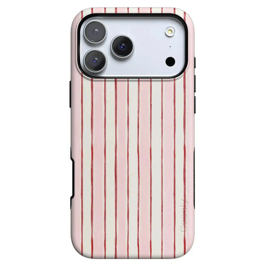 Pretty in Pastel | Blush Stripes Case