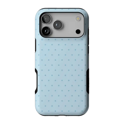 On the Dot | Blue Monochrome Polka Dot Case