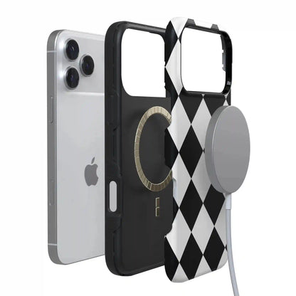 Black Checkerboard | High Contrast Design Case