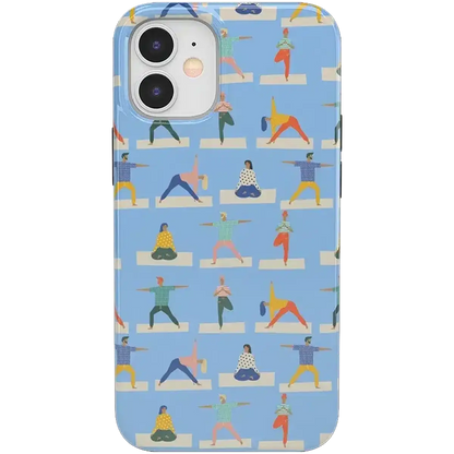 Go with the Flow | Light Blue Yoga Case