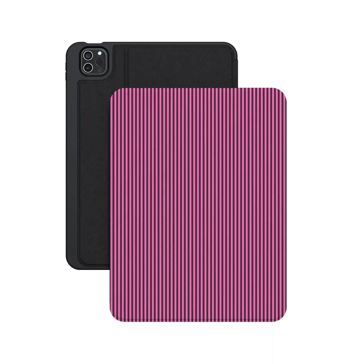 Stripes and the City | Pink & Purple Pinstripe iPad Case
