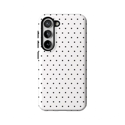 On the Dot | Black Polka Dot Case