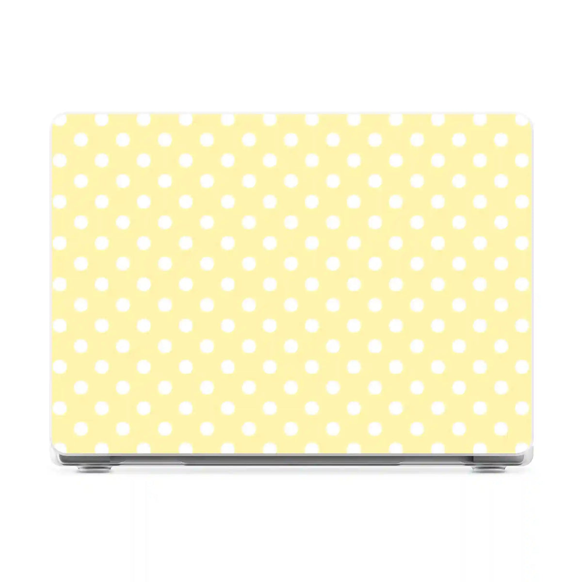 Spotted in SoHo | Yellow Polka Dot Laptop Shell