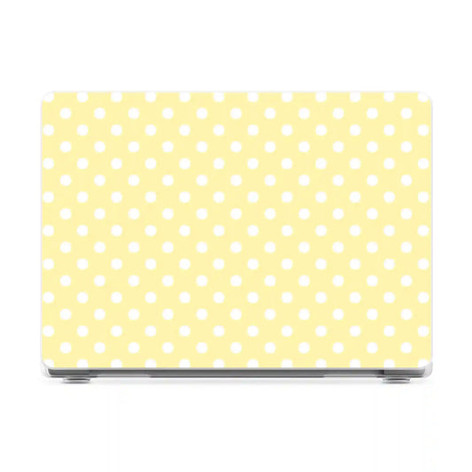 Spotted in SoHo | Yellow Polka Dot Laptop Shell