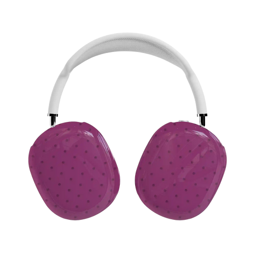 On the Dot | Plum Polka Dot AirPods Max Case