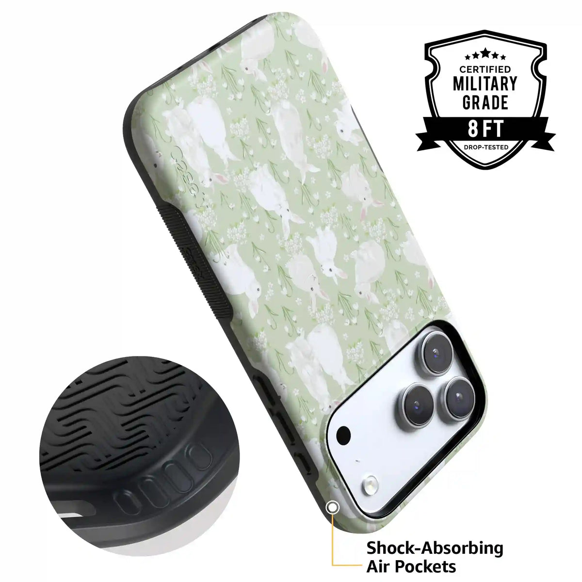 Hop to it | Green Bunny Case