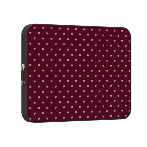 Heart Noir | Tiny Hearts Laptop Case