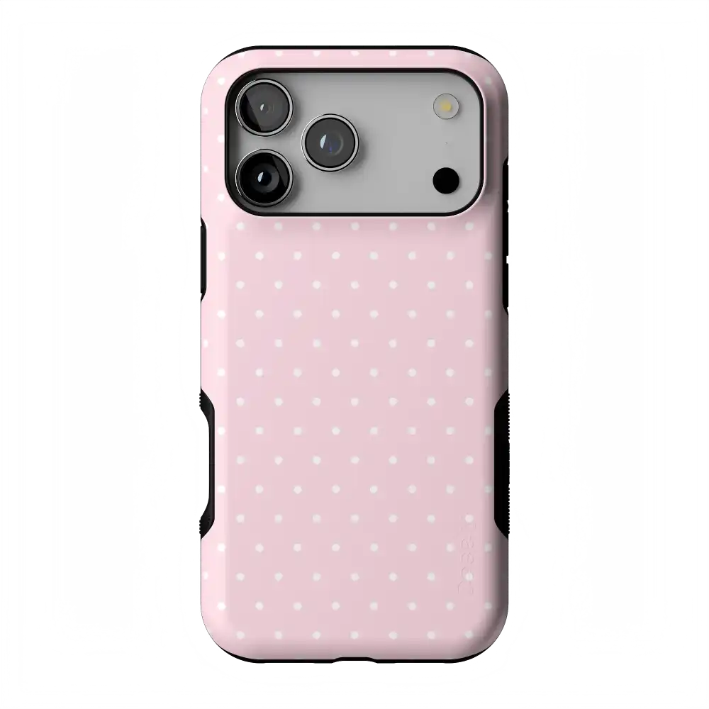 On the Dot | Pink & White Polka Dot Case