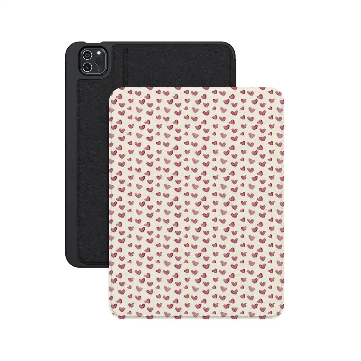Lovebug | Mauve Hearts iPad Case