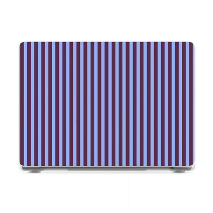 Perfect Stripes | Purple & Blue Stripes Laptop Shell