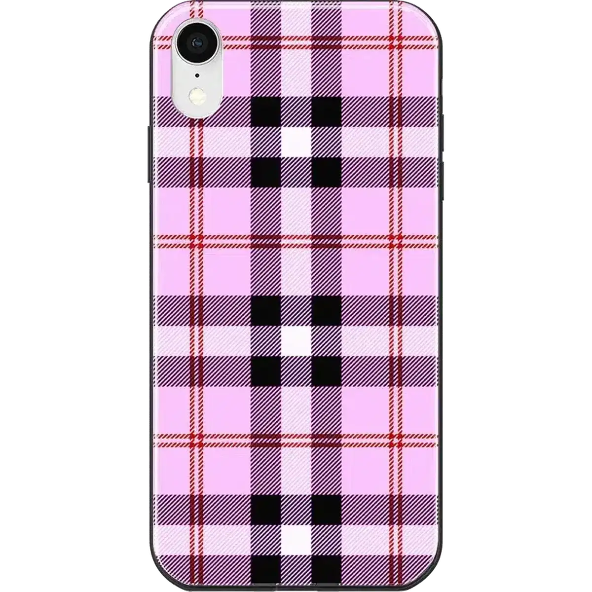 As if! | Light Purple Plaid Case