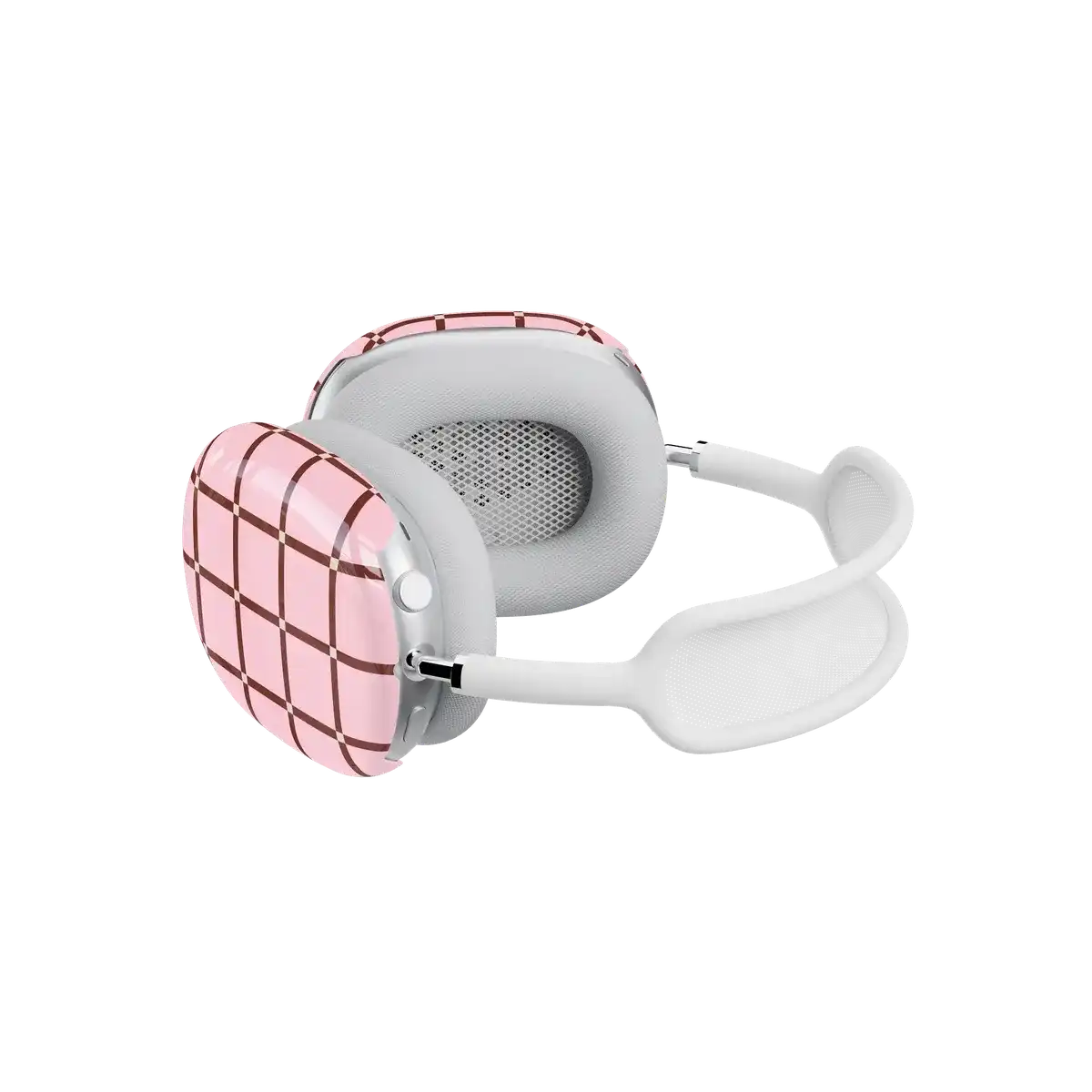 Uptown Gridlock | Pink Checkerboard AirPods Max Case