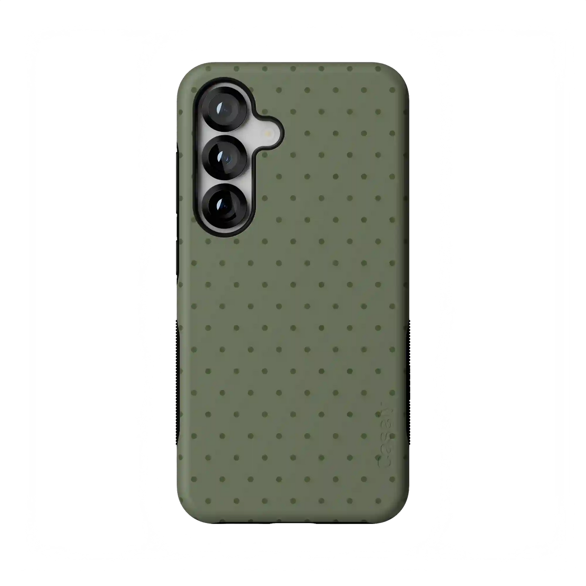 On the Dot | Olive Green Polka Dot Case