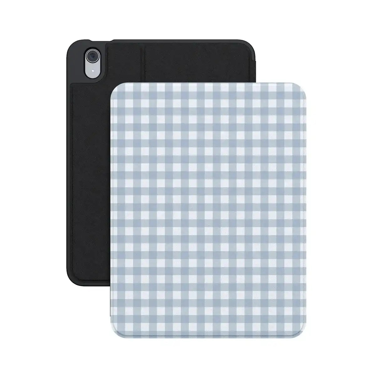 Pastel Picnic | Blue Gingham iPad Case