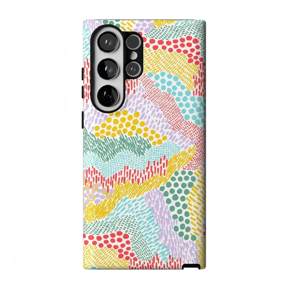 Color Me Happy | Pattern Colorblock Case