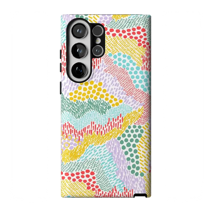 Color Me Happy | Pattern Colorblock Case