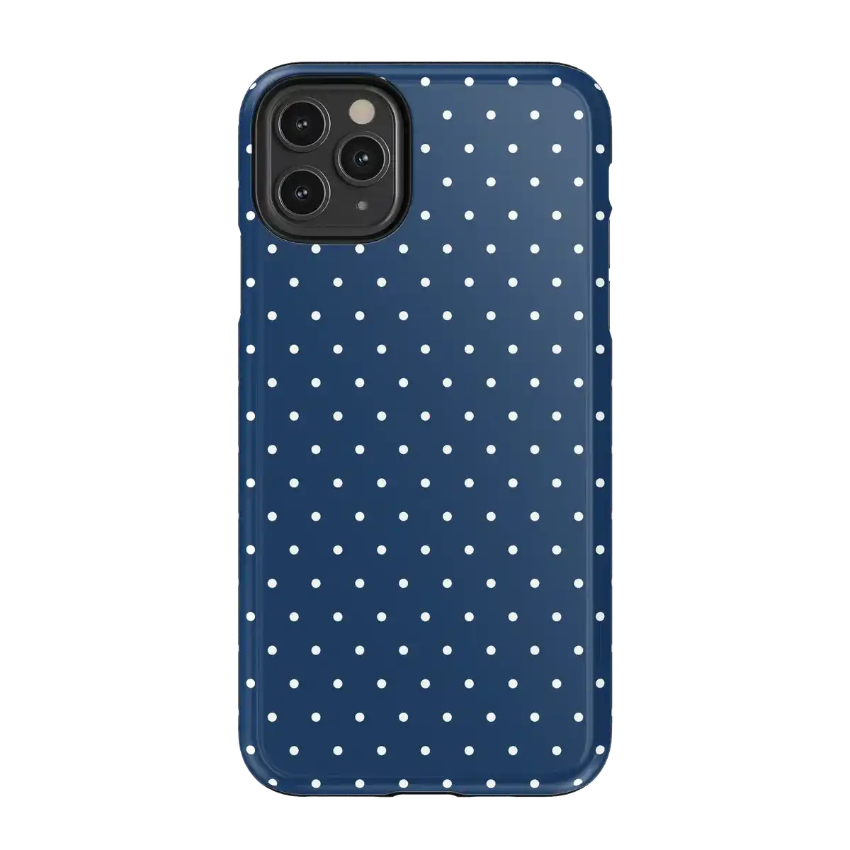 On the Dot | Navy Polka Dot Case