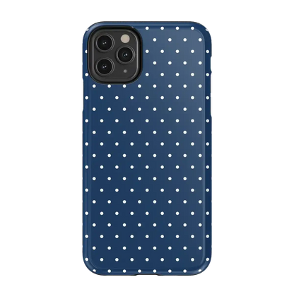 On the Dot | Navy Polka Dot Case