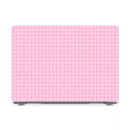 Sweet Jam | Light Pink Gingham Laptop Shell