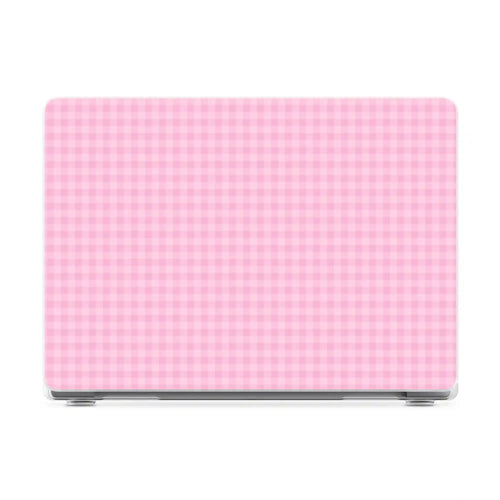 Sweet Jam | Light Pink Gingham Laptop Shell