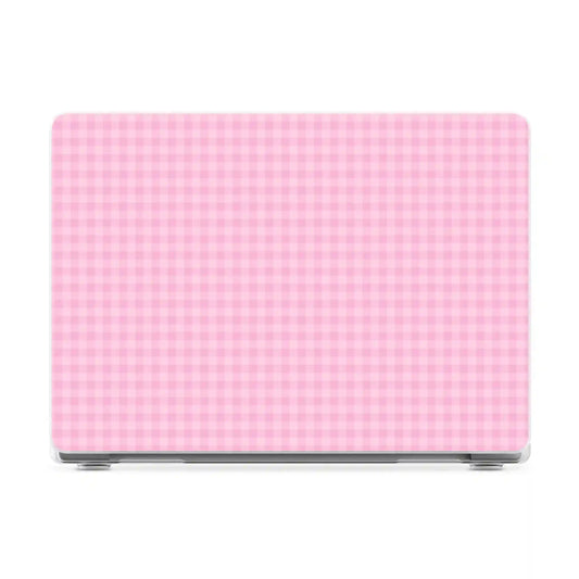 Sweet Jam | Light Pink Gingham Laptop Shell