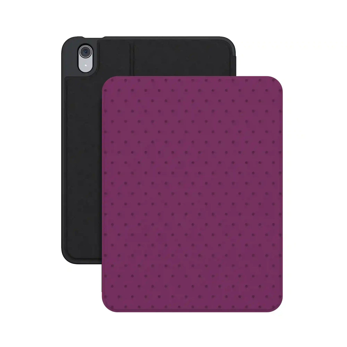 On the Dot | Plum Polka Dot iPad Case