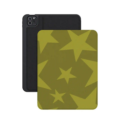 Stars Align | Green Stars iPad Case
