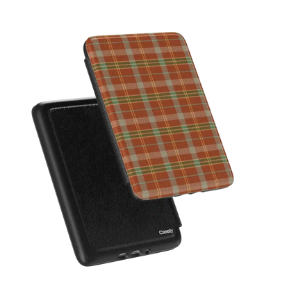 Spiced Chai | Fall Plaid Kindle Case
