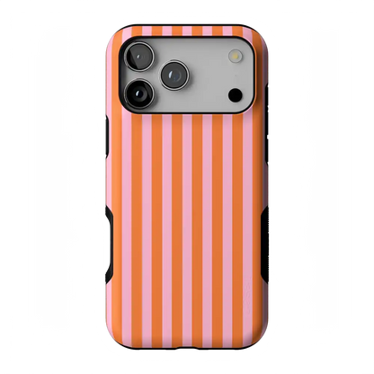 Perfect Stripes | Orange & Pink Stripes Case