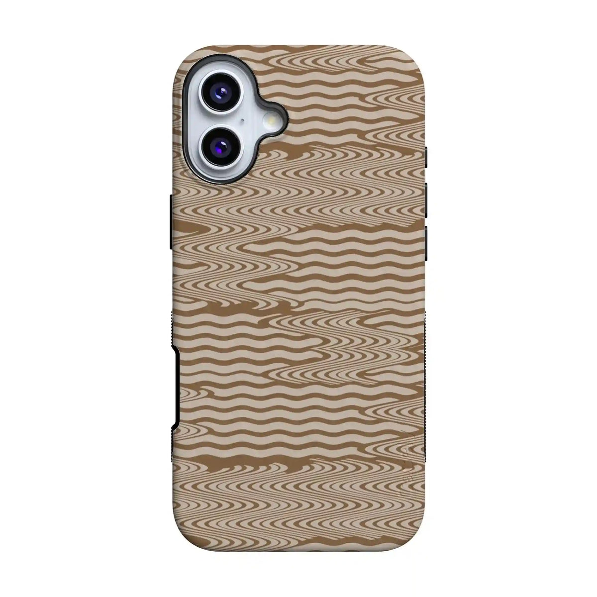 Mocha Ripple | Brown Waves Case