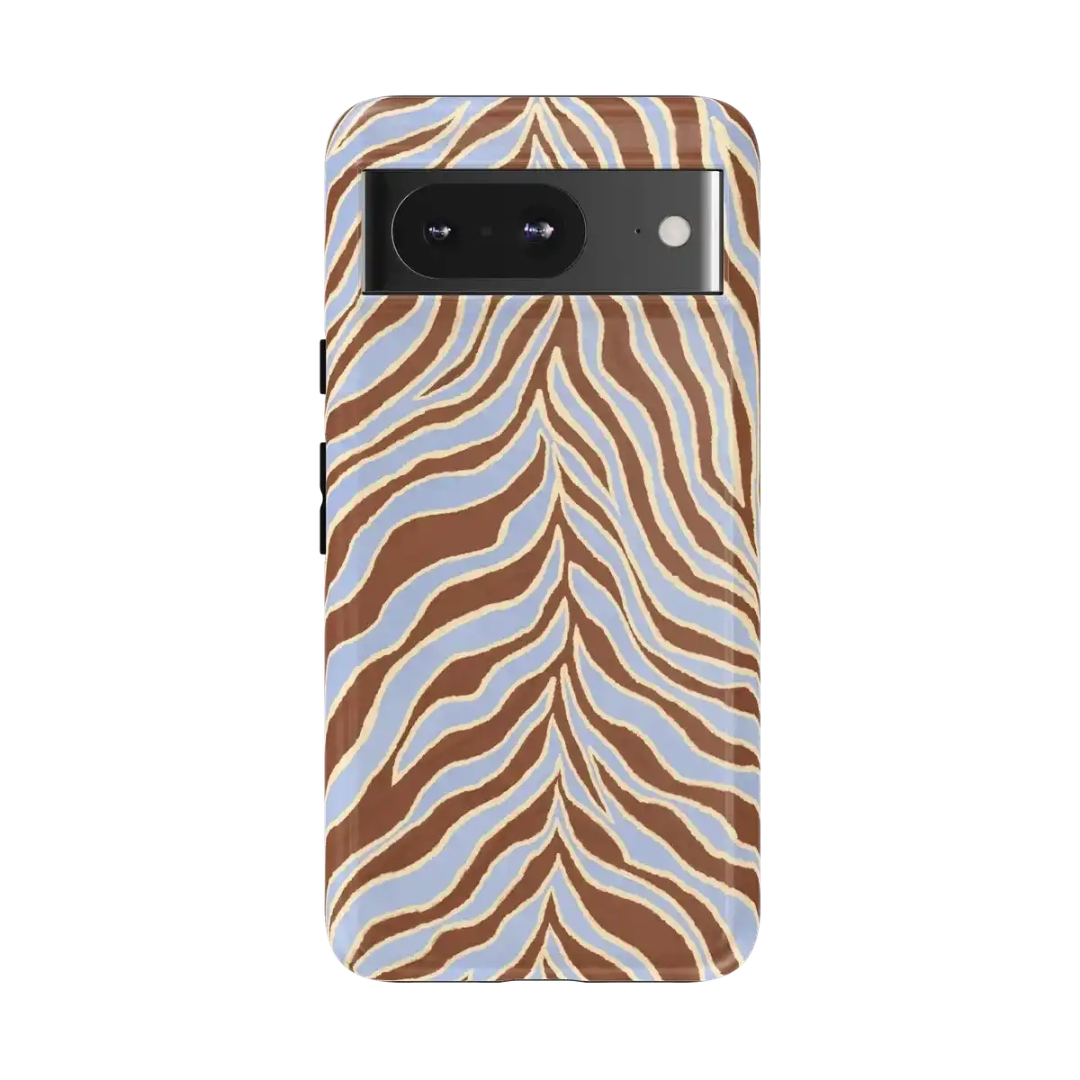 Untamed | Brown & Blue Zebra Case