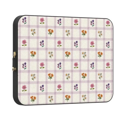 Meadow Check | Floral Gingham Laptop Case