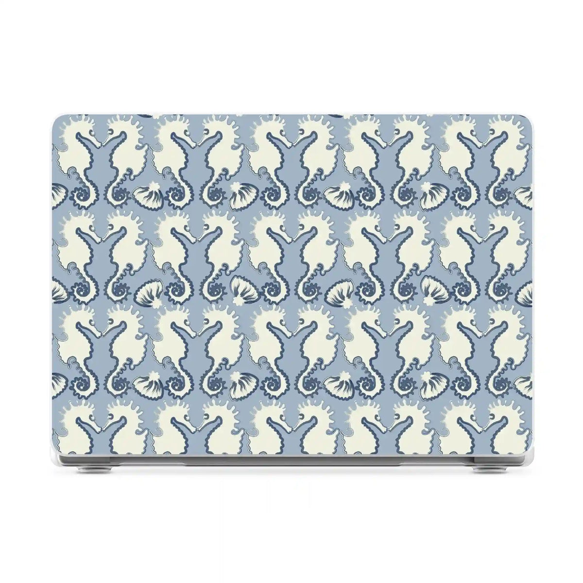 Seahorse Drift | Coastal Blues Laptop Shell
